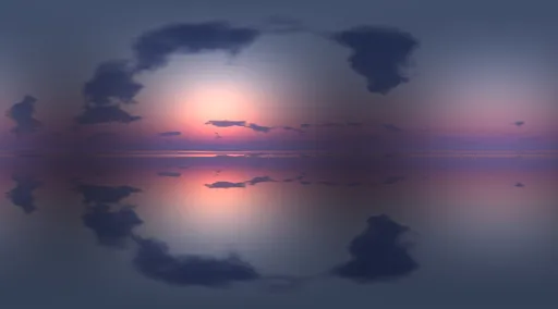 Soft Pastel Sky Reflection