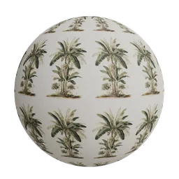Banana palm art