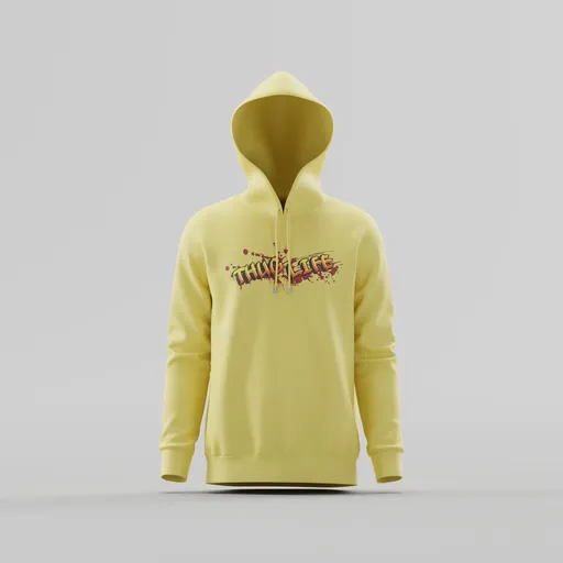 "ThugLife" Splatter Graphic Hoodie