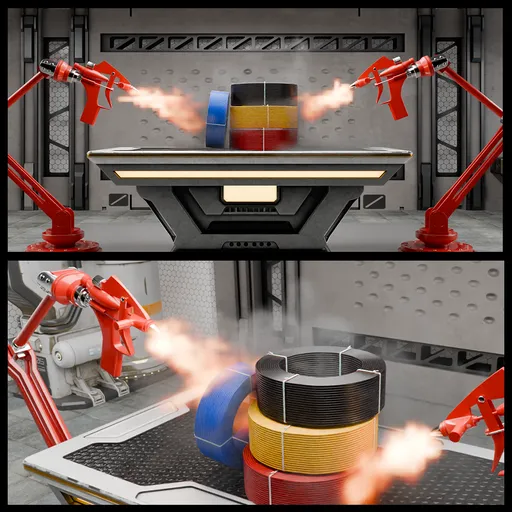 Pvc wire fire testing machine