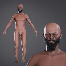 Base Mesh Male Rigged