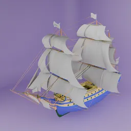 HMS Victoria Sailing Ship