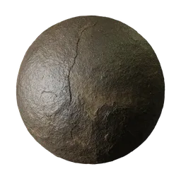 Wet Desert Brown Rock Surface