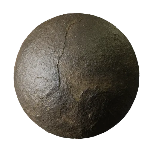 Wet Desert Brown Rock Surface