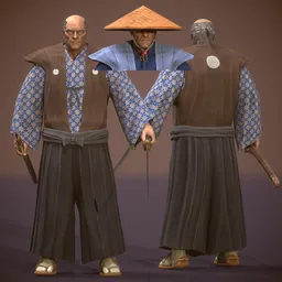 Japanese Samurai Warrior