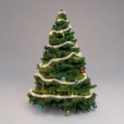christmas tree - decorated