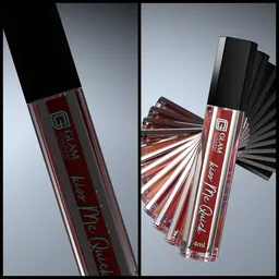 Liquid lipstick rotation animation