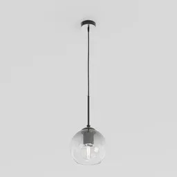 Steel ceiling light