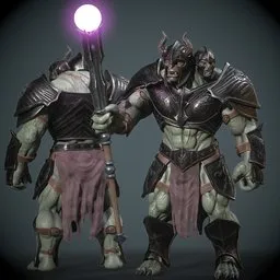 Two-Headed  mage Ogre