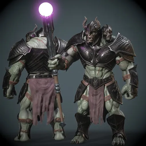 Two-Headed  mage Ogre