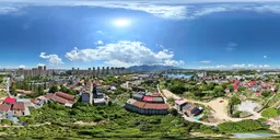 Highsky forest green tree building