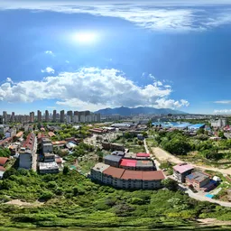 Highsky forest green tree building