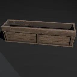 Wooden Trough