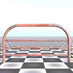 Industrial Metal Safety Railing