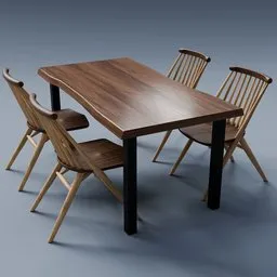 Japanese Dining Table Set