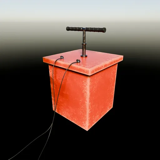 Detonator Box With Handle And Cable