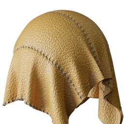 Cross Stitched Leather