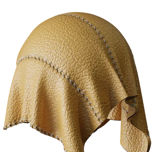 Cross Stitched Leather