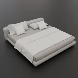 Bed & pillows