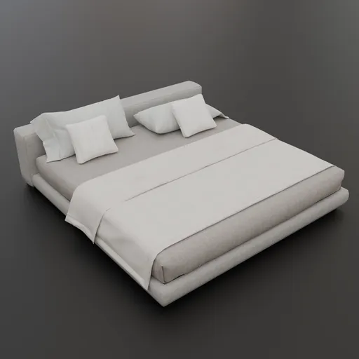 Bed & pillows