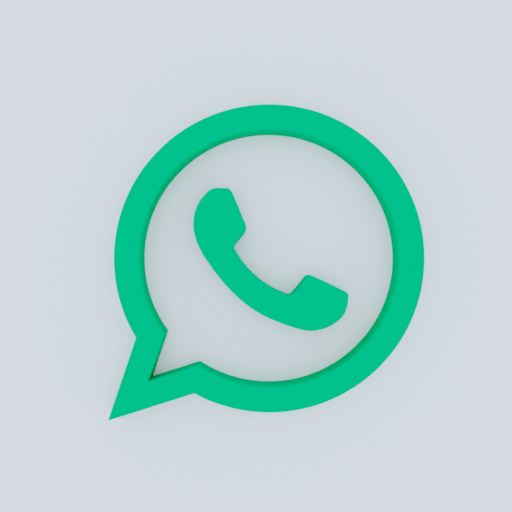 BlenderKit Download the Whatsapp Logo model