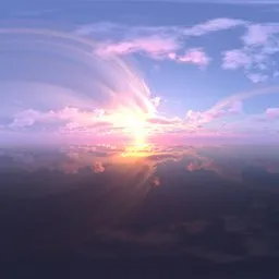 Heavenly sunset