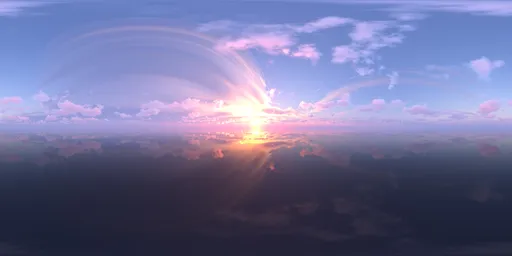 Heavenly sunset