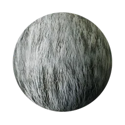 Realistic PBR mixed fur texture for 3D modeling, suitable for Blender and similar software, perfect for animal renderings.