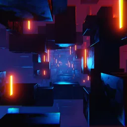 Cyberpunk Style Tunnel