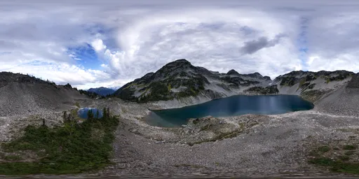 Glacier Lake Mountain Landscape