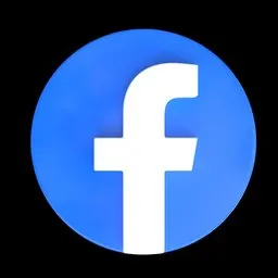 "A detailed 3D model of the Facebook logo for use in media and design projects. This high-quality model features subdivision control and a striking blue and white design against a black background. Perfect for Blender 3D users and enthusiasts."