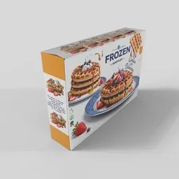 Frozen Waffles Box