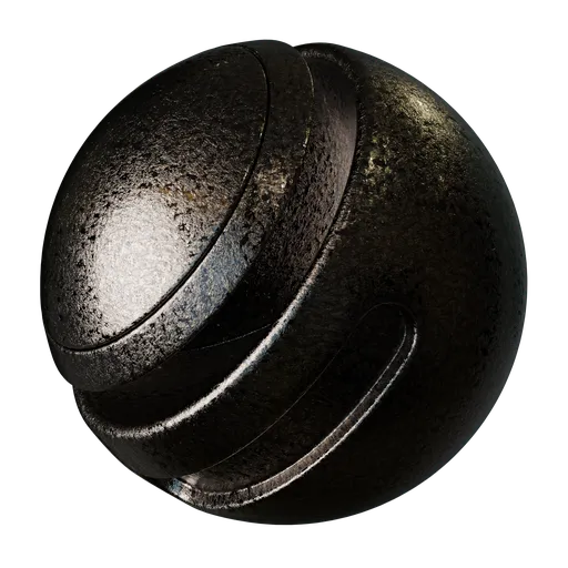 High-quality PBR metal texture for 3D rendering in Blender, ideal for realistic surface detailing.
