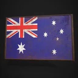 Australia Flag Picture Frame