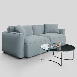 Modern Elegant Sofa Travie Loveseat