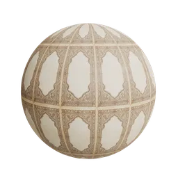 Handwritten Thai-style patterns frame