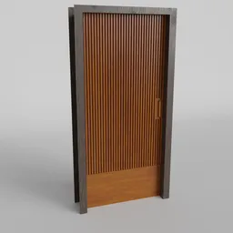 Wood strip Door