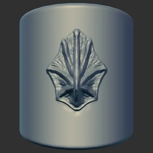 Reptile skin sculpting brush for 3D models, detailing feet/hands, Blender compatible.