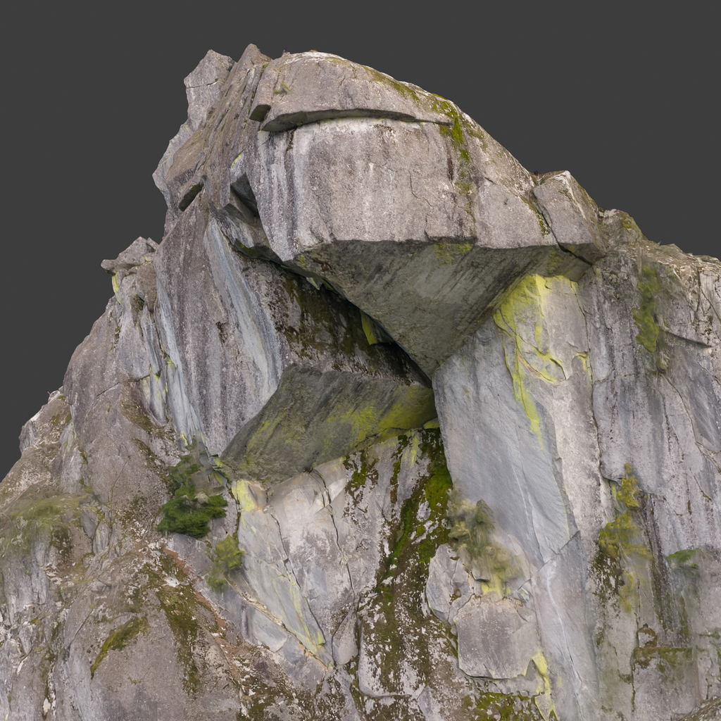Rock Boulder Cliff Photoscan | Environment Elements models | BlenderKit