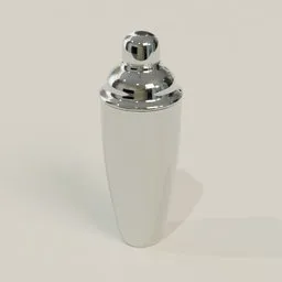 Polished Chrome Cocktail Shaker