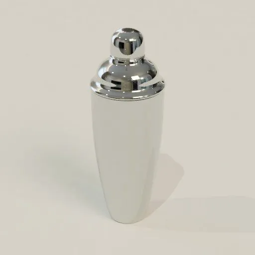 Polished Chrome Cocktail Shaker
