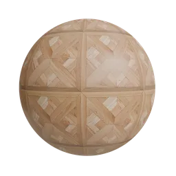 Oak parquet flooring