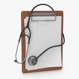 Clipboard And Stethoscope