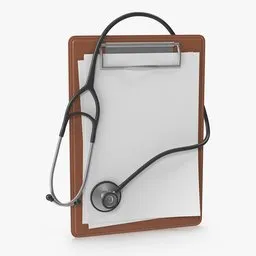 Clipboard And Stethoscope