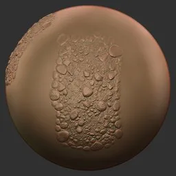 ER_Gravel Brush-Fine Scattered