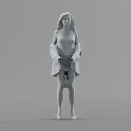 Lowpoly Male Standing