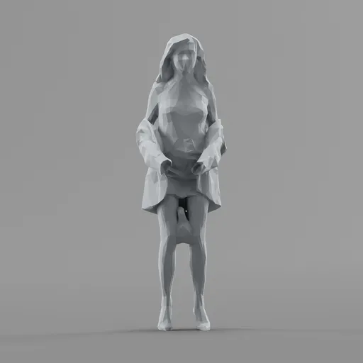 Lowpoly Male Standing
