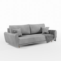 Two Seater Velvet Sofa