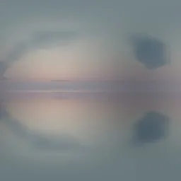 Soft Pastel Horizon Reflection