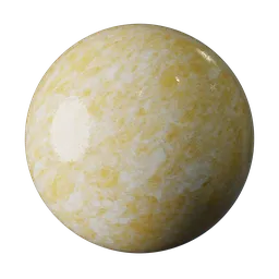 High-resolution golden amber marble PBR texture for realistic 3D rendering in Blender and other 3D software.